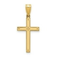 thumbnail image 1 of Auriga 14K Yellow Gold Cross Charm for Women (Length - 25mm, Width - 12mm), 1 of 6
