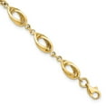 thumbnail image 1 of Auriga Fine Jewelry 14K Yellow Gold Fancy Link Bracelet 7.5 inch for Women (L- 7.5inch, W- 8mm), 1 of 6