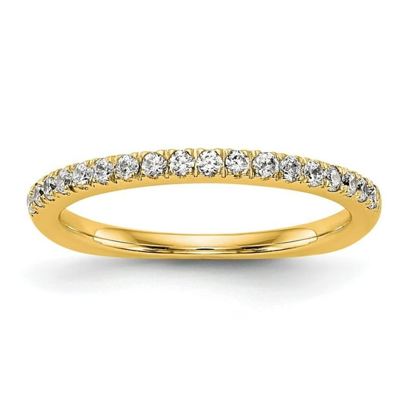 Auriga 14K Yellow Gold Lab Grown Diamond Band for Women Size 7 (0.4ct, Color- D-E-F, Clarity- VS/SI)