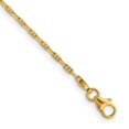 thumbnail image 1 of Auriga 14K Yellow Gold Polished 1.7 mm Anchor Chain Necklace for Women 30", 1 of 3