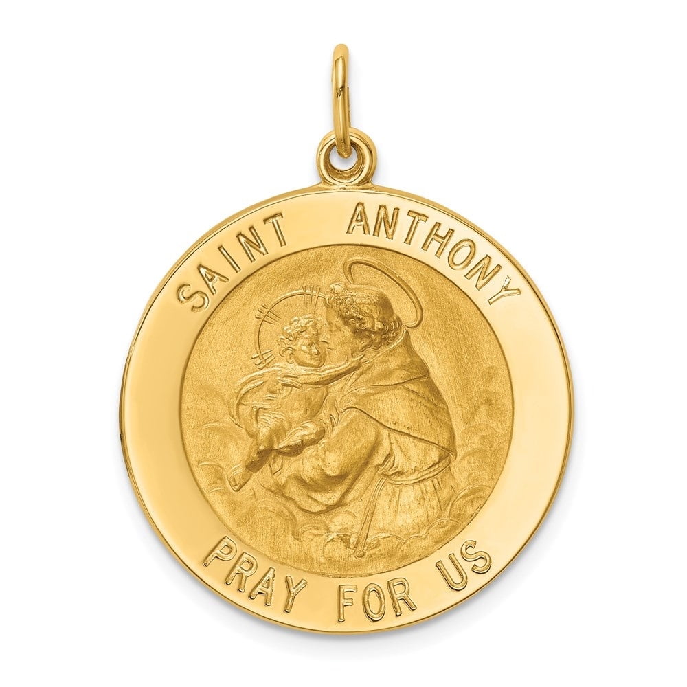 St Anthony Medal Gold