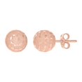 thumbnail image 1 of Auriga 14k Rose Gold 10mm Ball Stud Earrings for Women, 1 of 3