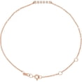 thumbnail image 1 of Auriga Fine Jewelry 14k Rose Gold Natural Ethiopian Opal Bar 6 1/2-7 1/2" Bracelet for Women, 1 of 3