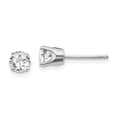 thumbnail image 1 of Auriga Fine Jewelry 14K White Gold 0.85ct Diamond Stud Push-On Stud Earrings for Women, 1 of 5