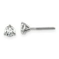 thumbnail image 1 of Auriga Fine Jewelry 14K White Gold 1/2 cttw Round Lab Grown Diamond Stud Earrings for Women (Clarity- VS, Color-D-F), 1 of 5
