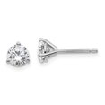 thumbnail image 1 of Auriga Fine Jewelry 14K White Gold 1 cttw Round Lab Grown Diamond Stud Earrings for Women (Clarity- SI, Color-G-H), 1 of 4