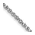 thumbnail image 1 of Auriga Fine Jewelry 14K White Gold 2.1mm Spiga Chain Necklace 18inch for Women, 1 of 6