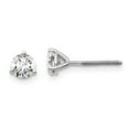 thumbnail image 1 of Auriga Fine Jewelry 14K White Gold 3/4 cttw Round Lab Grown Diamond Stud Earrings for Women (Clarity- SI, Color-G-H), 1 of 4
