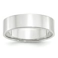 thumbnail image 1 of Auriga Fine Jewelry 14K White Gold 6mm Lightweight Flat Men's Wedding Band Size- 8, 1 of 5