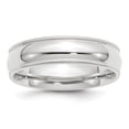 thumbnail image 1 of Auriga Fine Jewelry 14K White Gold 6mm Milgrain Half Round Men's Wedding Band Size 10, 1 of 4