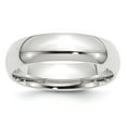 thumbnail image 1 of Auriga Fine Jewelry 14K White Gold 6mm Standard Weight Men's Wedding Band Size 6.5, 1 of 7