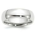 thumbnail image 1 of Auriga Fine Jewelry 14K White Gold 7mm Standard Weight Men's Wedding Band Size- 8.5, 1 of 6