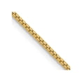 thumbnail image 1 of Auriga 14k Yellow Gold 1mm Box Chain Necklace 20 inch for Women, 1 of 6