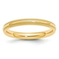 thumbnail image 1 of Auriga Fine Jewelry 14K Yellow Gold 3mm Migraine Wedding Band Size 6 for Women, 1 of 4