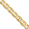 thumbnail image 1 of Auriga 14k Yellow Gold 7mm Anchor Chain Necklace 20 inch for Women, 1 of 6