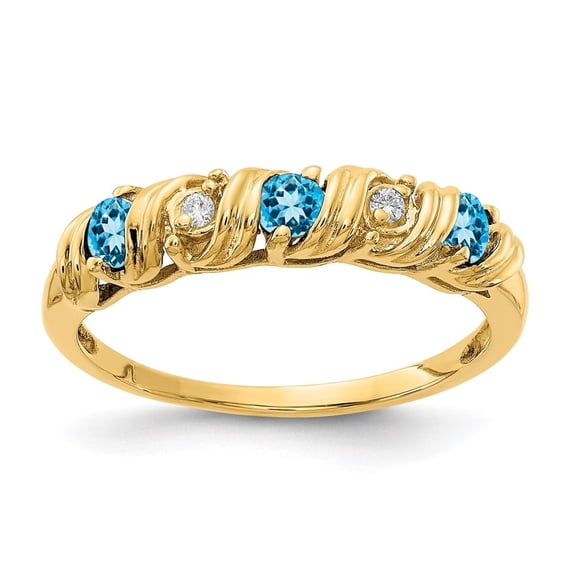 Auriga Fine Jewelry 14K Yellow Gold Diamond Ring for Women Size 6