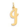 thumbnail image 1 of Auriga Fine Jewelry 14K Yellow Gold Large Script Letter I Initial Pendant for Women, 1 of 6