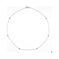 thumbnail image 1 of Auriga 18K White Gold Diamond Stations Necklace for Mens 20" (0.3ct, Color- G-H, Clarity- SI1), 1 of 4