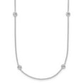 thumbnail image 1 of Auriga 18K White Gold Diamond Stations Necklace for Women 18" (0.3ct, Color- G-H, Clarity- SI1), 1 of 4