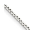 thumbnail image 1 of Auriga 925 Sterling Silver 1.5 mm Box Chain Necklace for Women 18", 1 of 6
