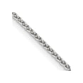 thumbnail image 1 of Auriga 925 Sterling Silver 1.5 mm with 2 inch ext. Round Spiga Chain Necklace for Women 18", 1 of 5