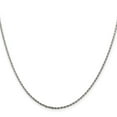 thumbnail image 1 of Auriga Fine Jewelry 925 Sterling Silver 1.5mm Diamond-cut Rope Chain Necklace 22inch for Women, 1 of 6