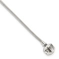 thumbnail image 1 of Auriga Fine Jewelry 925 Sterling Silver 19cm Hinged Clasp Bracelet 7.5inch for Women, 1 of 6