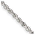 thumbnail image 1 of Auriga Fine Jewelry 925 Sterling Silver 2.5 mm Solid Rope Chain Necklace for Women 28", 1 of 8