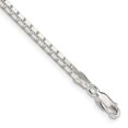 thumbnail image 1 of Auriga Fine Jewelry 925 Sterling Silver 2.5mm Box Chain Bracelet 7 inch for Women, 1 of 6