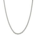 thumbnail image 1 of Auriga 925 Sterling Silver 3.75 mm Flat Anchor Chain Necklace for Mens 24", 1 of 6