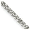 thumbnail image 1 of Auriga 925 Sterling Silver 3 mm Round Spiga Chain Necklace for Women 18", 1 of 5