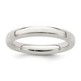 thumbnail image 1 of Auriga 925 Sterling Silver 3mm Wedding Band Ring Size- 4.5 for Women, 1 of 7