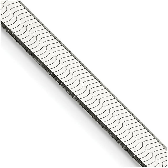 Auriga 925 Sterling Silver 4.5 mm Magic Herringbone Chain Necklace for Men 22"