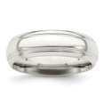 thumbnail image 1 of Auriga 925 Sterling Silver 6mm Polished Wedding Band Ring Size 11.5 for Men, 1 of 6