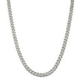 thumbnail image 1 of Auriga Fine Jewelry 925 Sterling Silver 7 mm Curb Chain Necklace for Women 18", 1 of 6