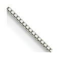 thumbnail image 1 of Auriga 925 Sterling Silver .8 mm Box Chain Necklace for Women 30", 1 of 6