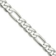 thumbnail image 1 of Auriga Fine Jewelry 925 Sterling Silver 8mm Figaro Chain Necklace 16inch for Women, 1 of 5