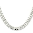 thumbnail image 1 of Auriga Fine Jewelry 925 Sterling Silver 9 mm Polished Domed Curb Chain Necklace for Mens 24", 1 of 6