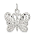 thumbnail image 1 of Auriga Fine Jewelry 925 Sterling Silver Butterfly Charm Pendant for Women (L- 25mm, W- 25mm), 1 of 6