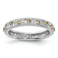 thumbnail image 1 of Auriga Fine Jewelry 925 Sterling Silver Citrine Ring for Women Size 5, 1 of 6