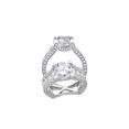 thumbnail image 1 of Auriga 925 Sterling Silver Cubic Zirconia Engagement Ring Size 9 for Women, 1 of 4