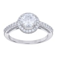 thumbnail image 1 of Auriga 925 Sterling Silver Cubic-Zirconia Fashion Ring Size 7 for Women, 1 of 1