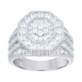 thumbnail image 1 of Auriga 925 Sterling Silver Cubic-Zirconia Fashion Ring Size 9 for Men, 1 of 4
