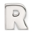 thumbnail image 1 of Auriga Fine Jewelry 925 Sterling Silver E-coated Letter R Slide Charm Pendant for Women (L- 7.32mm), 1 of 6