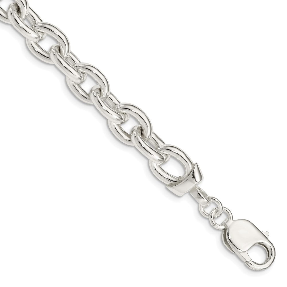 Ula x Chain Link Bracelet | 925 Sterling Silver 19 cm - 7.48 in