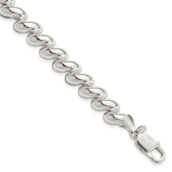 Auriga Fine Jewelry 925 Sterling Silver Fancy San Marco Bracelet 7.5 inch for Women