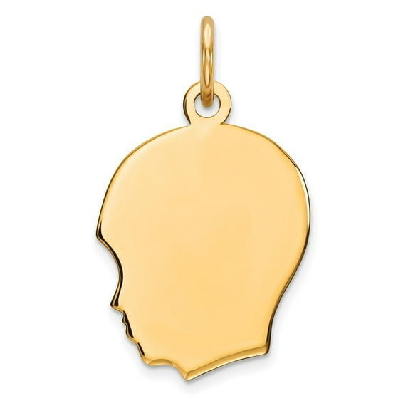 Auriga 925 Sterling Silver Gold Plated Disc Charm for Women (L- 22mm, W- 14mm)