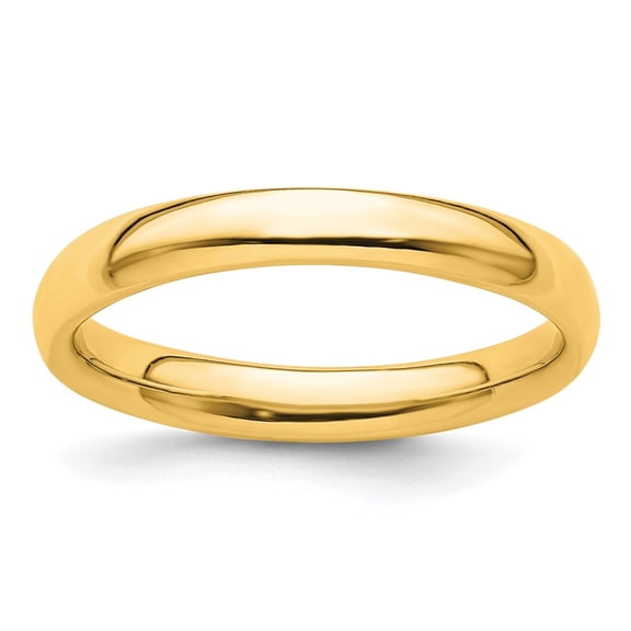 Auriga 925 Sterling Silver Gold-plated Polished Ring for Women Size- 10