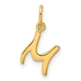 thumbnail image 1 of Auriga 925 Sterling Silver Gold-tone Letter M Initial Charm for Women(L- 15.56mm, W- 7.25mm), 1 of 7
