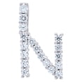 thumbnail image 1 of Auriga 925 Sterling Silver Initial Letter N Charm Pendant for Women, 1 of 4